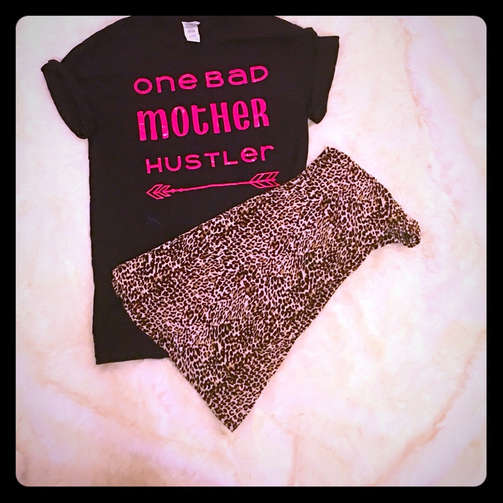 one bad mother hustler tee shirt